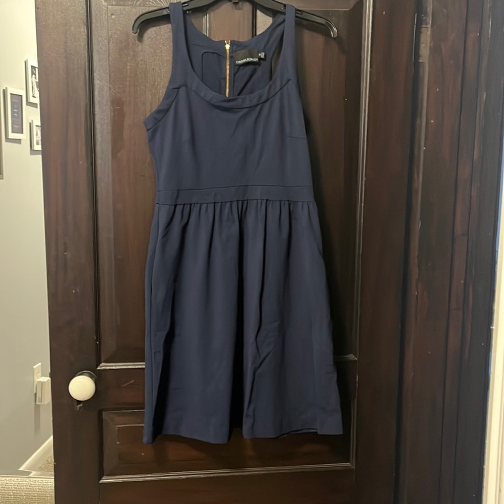 Cynthia rowley navy blue dress medium